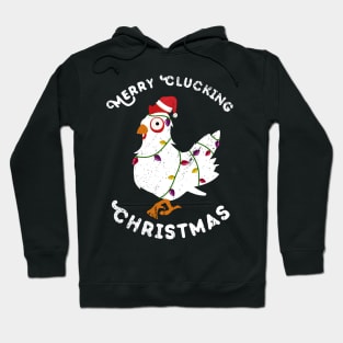 Merry Clucking Christmas Hoodie